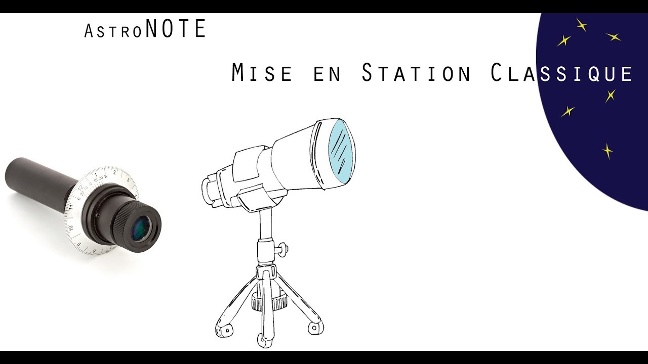 Mise en station de votre monture équatoriel