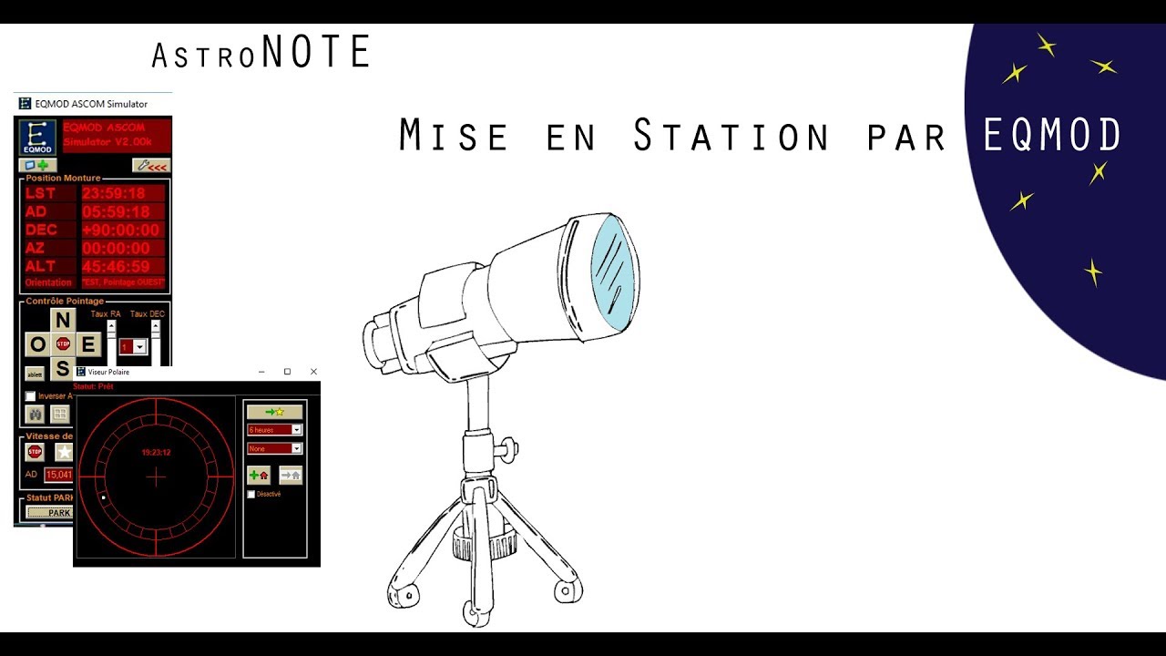 Mise en Station Avec EQMOD