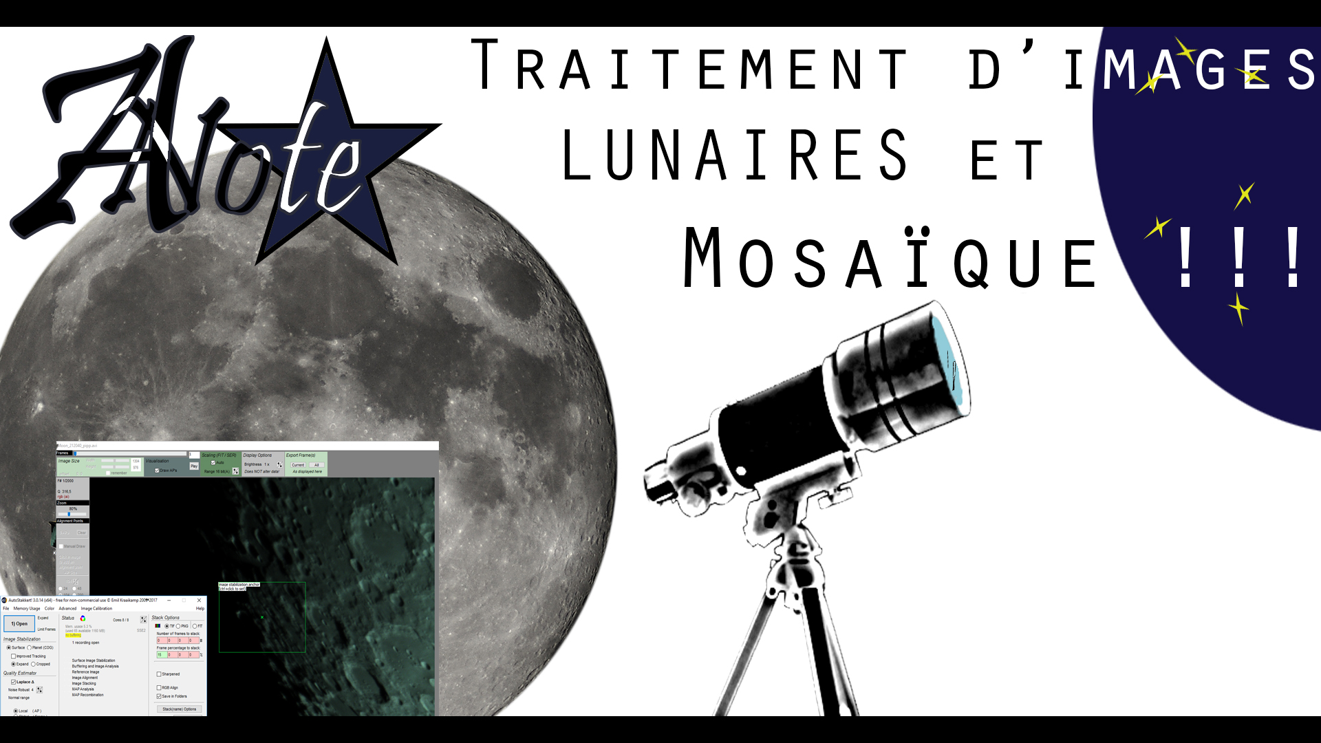 Traitement Photo – La Lune Traitement Photo – La Lune